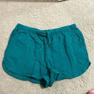 Target linen loungewear pajama shorts